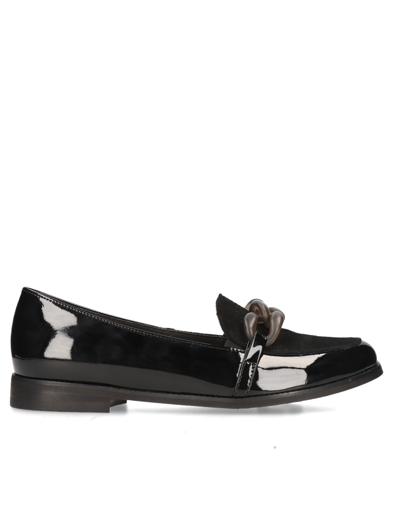 Black loafers Julia, Conhpol Relax, Konopka Shoes