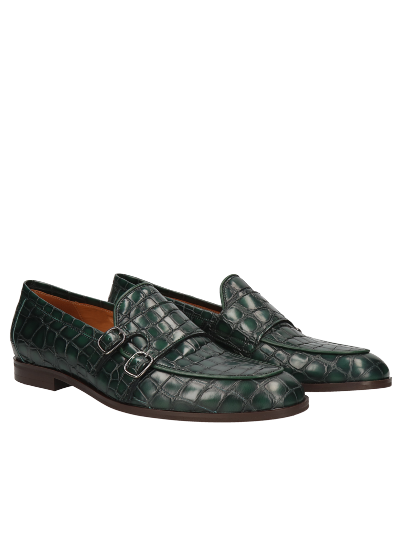 Leather moccasins, men's loafers, exclusive shoes, fashionable design, Conhpol, Konopka shoes