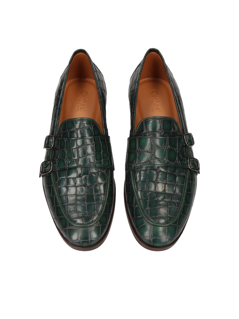Leather moccasins, men's loafers, exclusive shoes, fashionable design, Conhpol, Konopka shoes