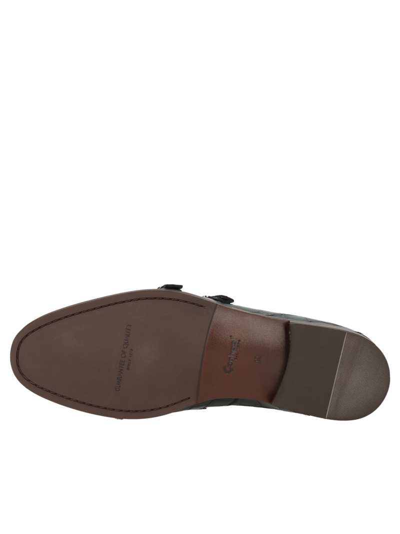 Leather moccasins, men's loafers, exclusive shoes, fashionable design, Conhpol, Konopka shoes