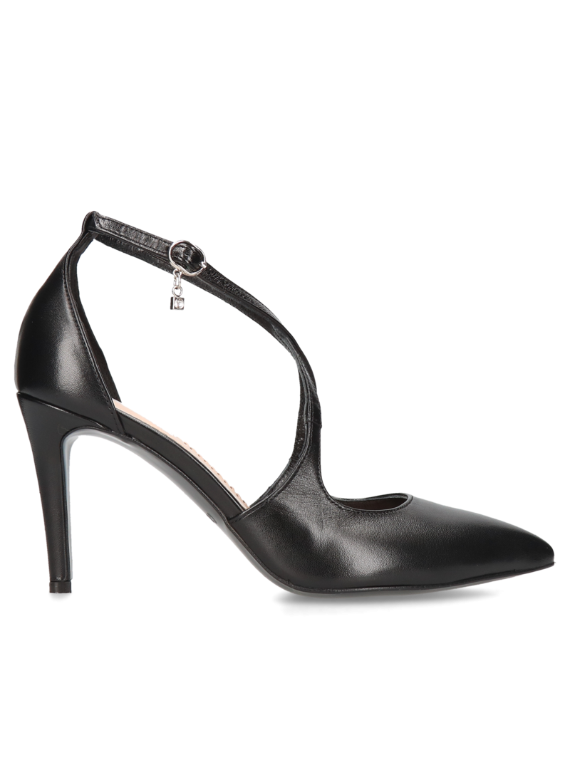 Black high heels Selina, Conhpol Bis - Polish production, High heels, BI5647-06, Konopka Shoes