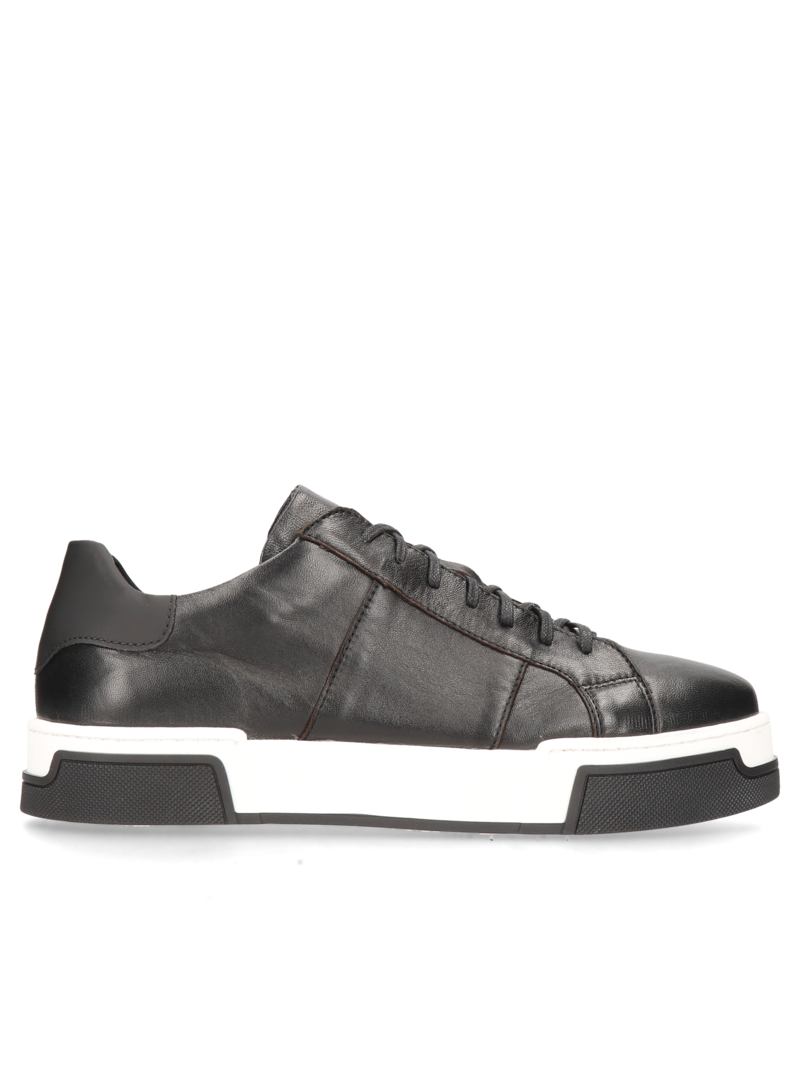 Black sneakers Annie, Conhpol Bis - Polish production, Sneakers, BI5686-01, Konopka Shoes