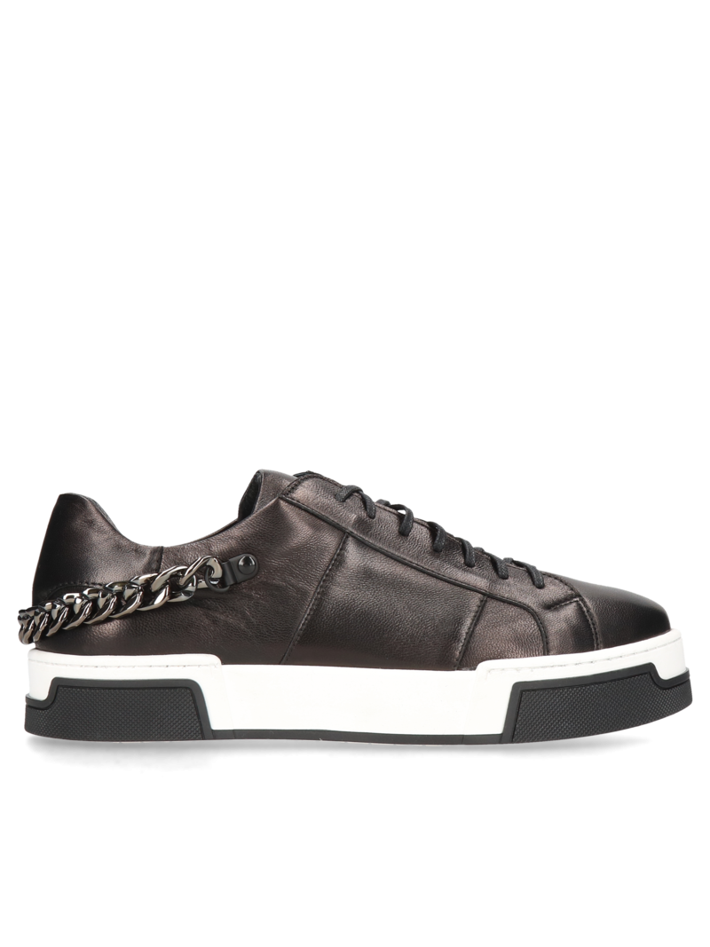 Black sneakers Annie, Conhpol Bis - Polish production, Sneakers, BI5687-01, Konopka Shoes