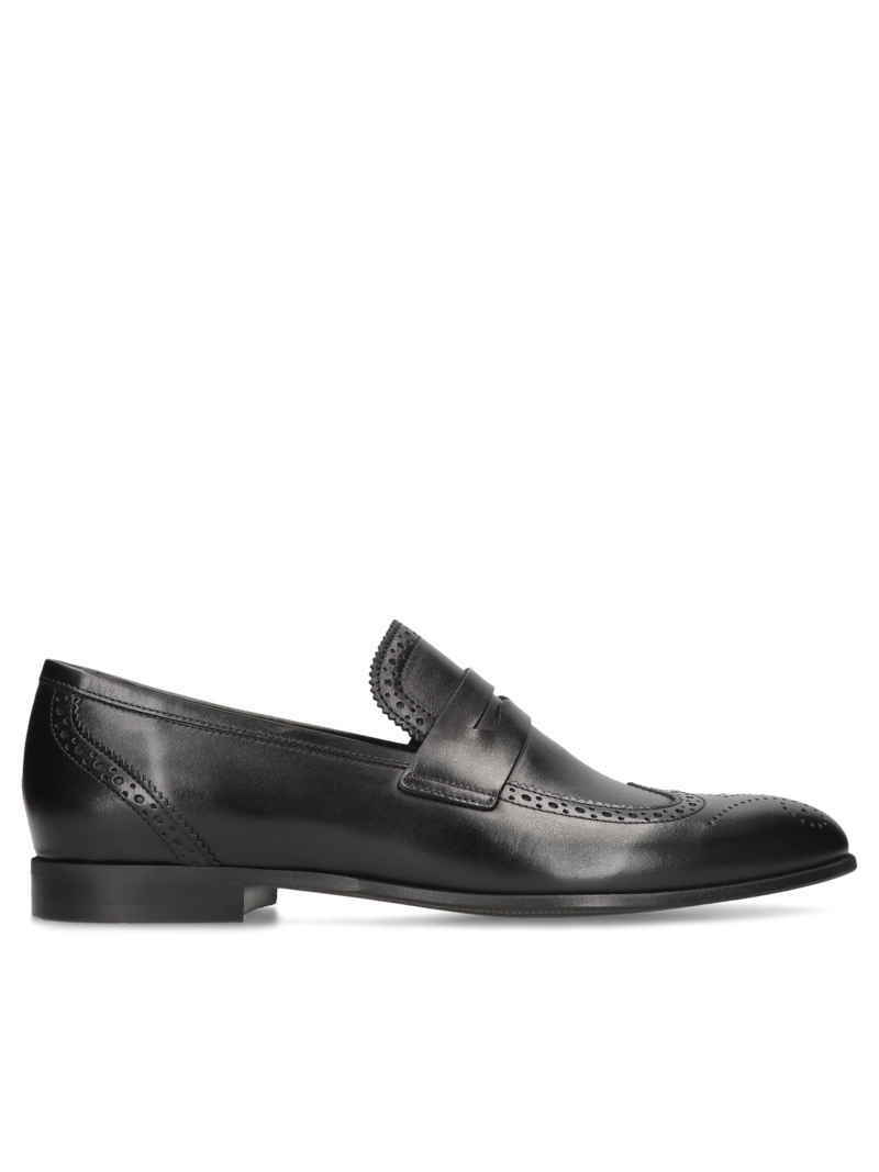 Black loafers Hugo, Conhpol, Konopka Shoes