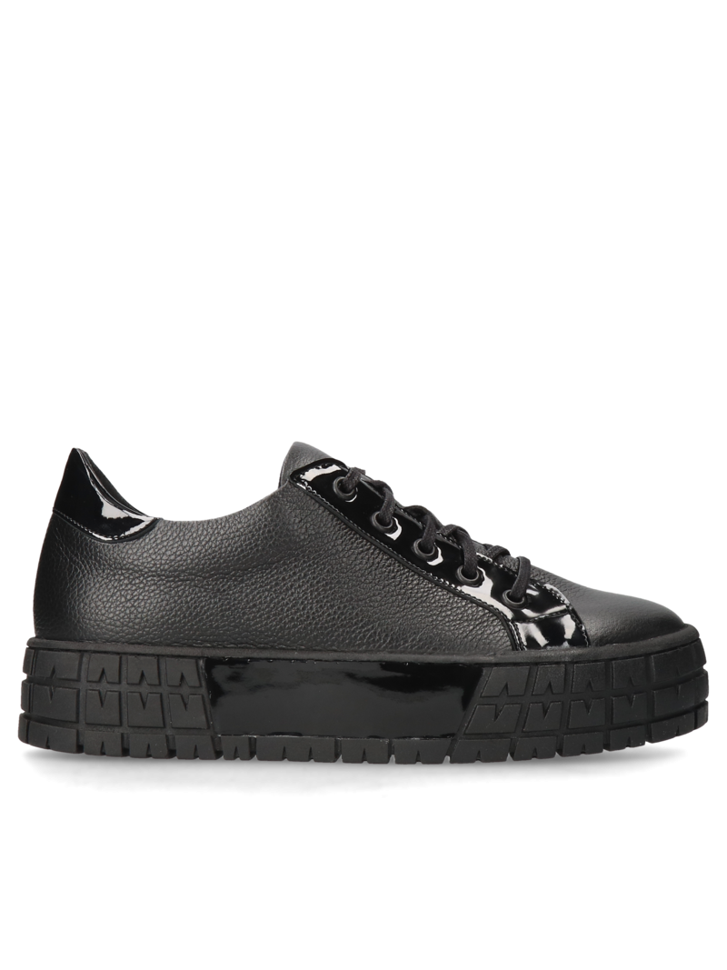 Black sneakers Felipa, Conhpol Relax - Polish production, Sneakers, RE2641-01, Konopka Shoes