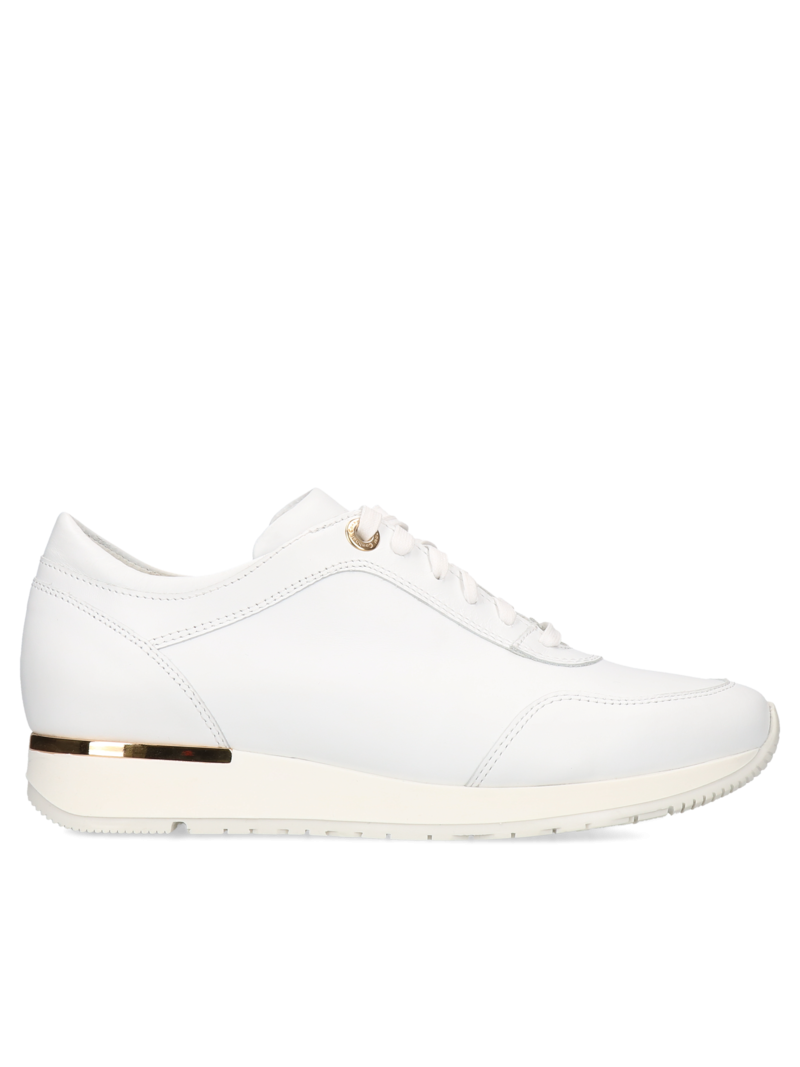 White sneakers Selena, Conhpol Dynamic - Polish production, Sneakers, SD2612-01, Konopka Shoes