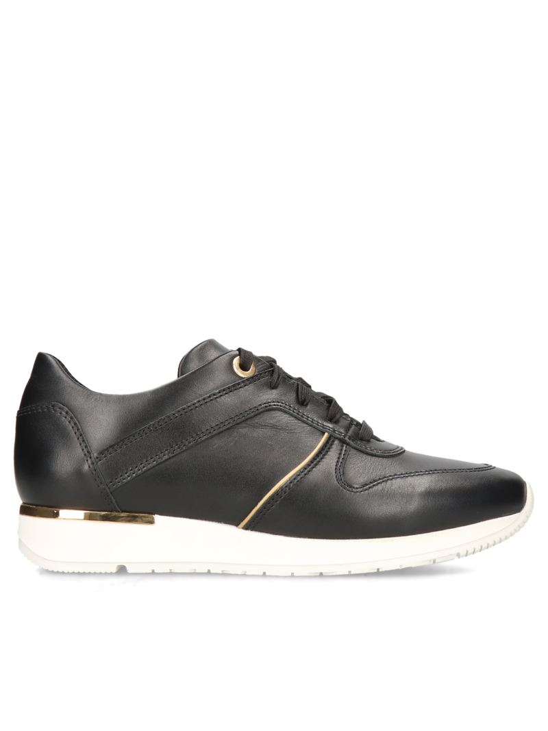 Black sneakers Selena, Conhpol Dynamic - Polish production, Sneakers, SD2614-01, Konopka Shoes