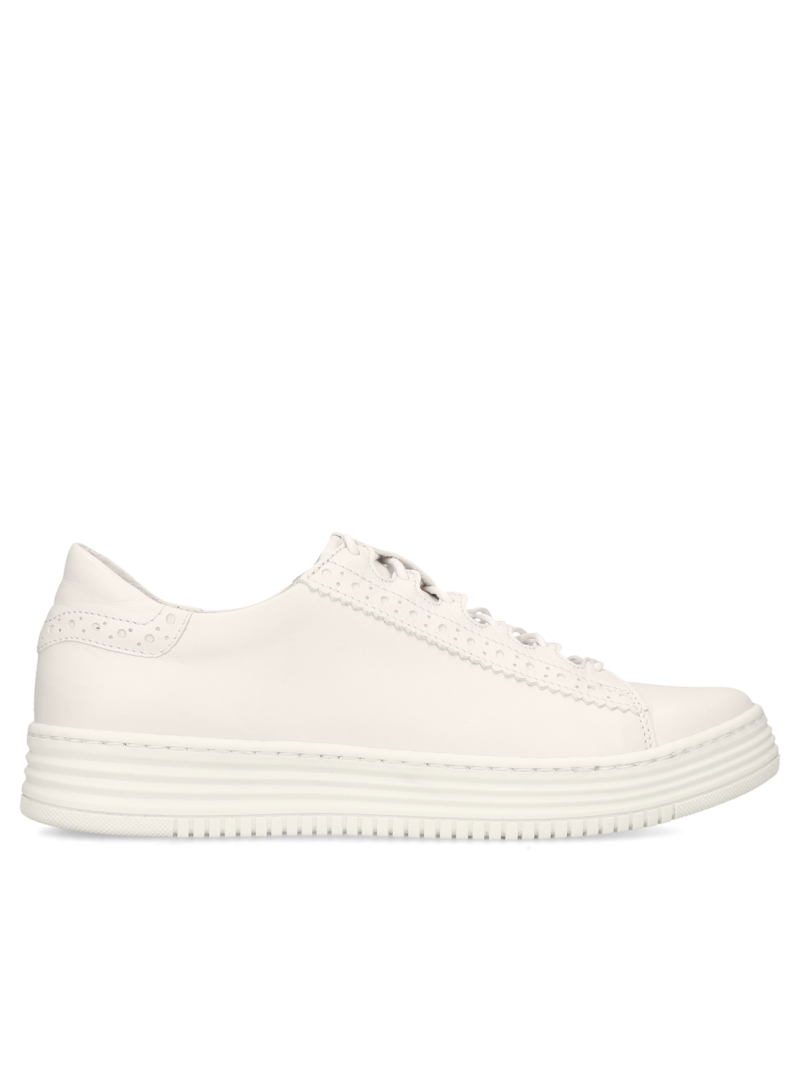 White sneakers Fabio, Conhpol Dynamic, Konopka Shoes