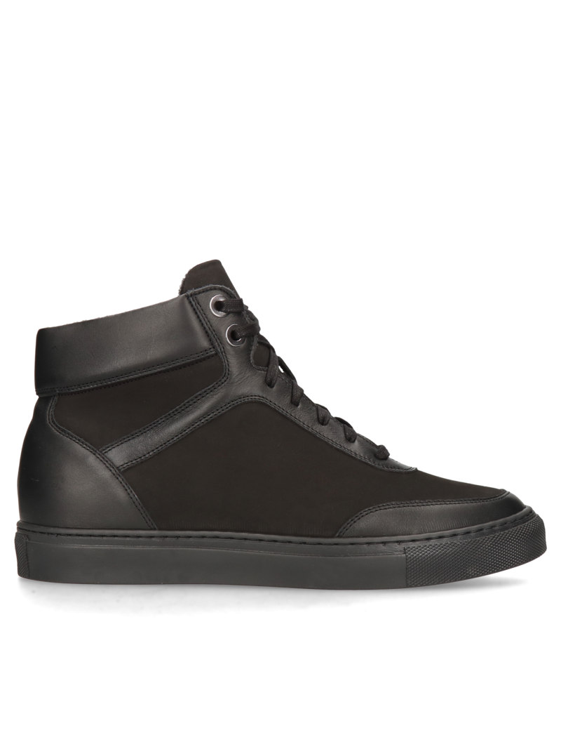 Black elevator boots  Xavier +6 cm, Conhpol Dynamic, Konopka Shoes