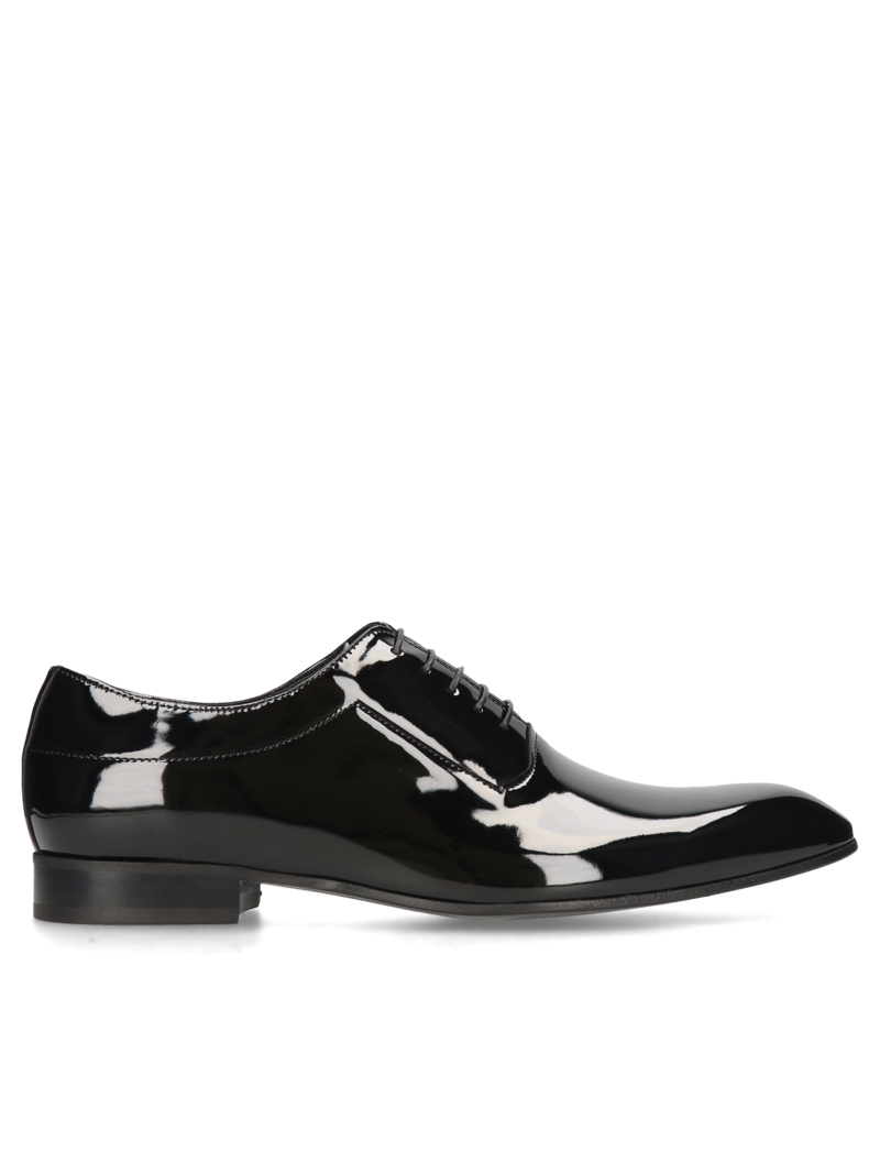 Black shoes Kevin, Conhpol - Polish production, Oxfordy, CE6098-03, Konopka Shoes