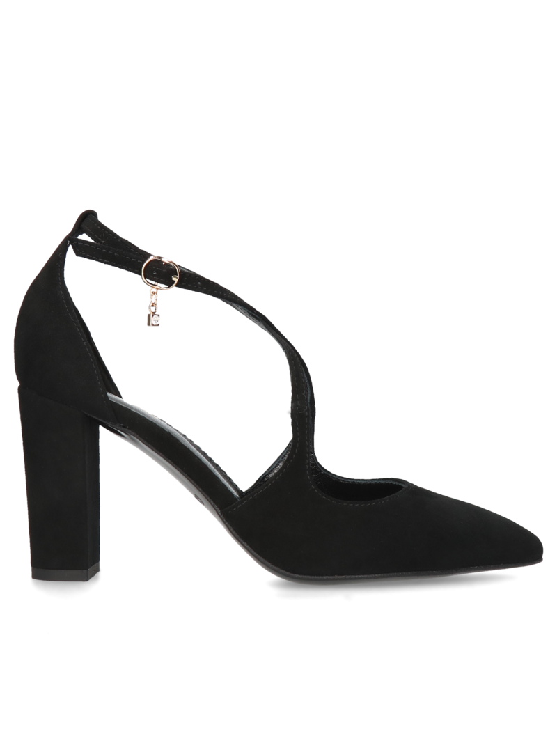 Black pumps Selina, Conhpol Bis - Polish production, Pumps, BI5647-09, Konopka Shoes