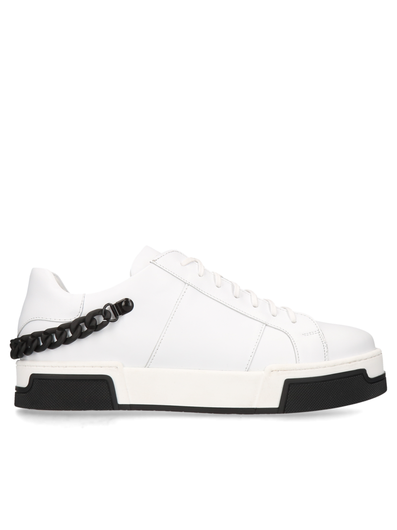 White sneakers Annie, Conhpol Bis - Polish production, Sneakers, BI5687-02, Konopka Shoes