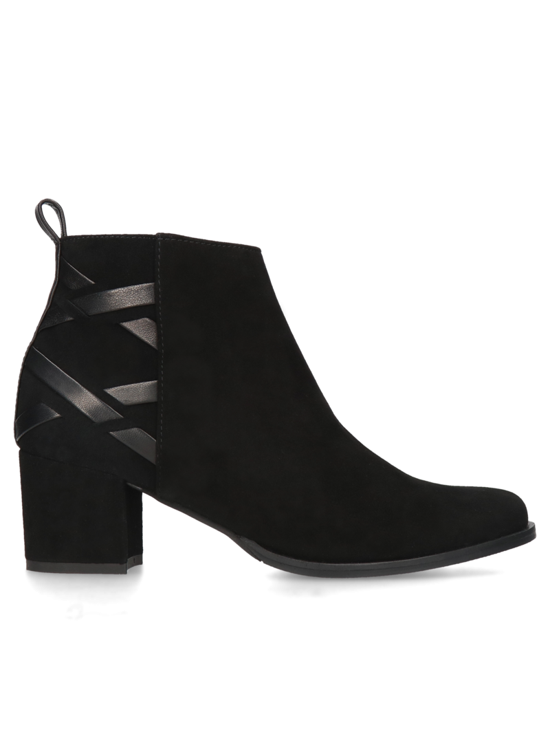 Black boots Hannah, Conhpol Bis - polish production, Ankle boots, BK5693-01, Konopka Shoes