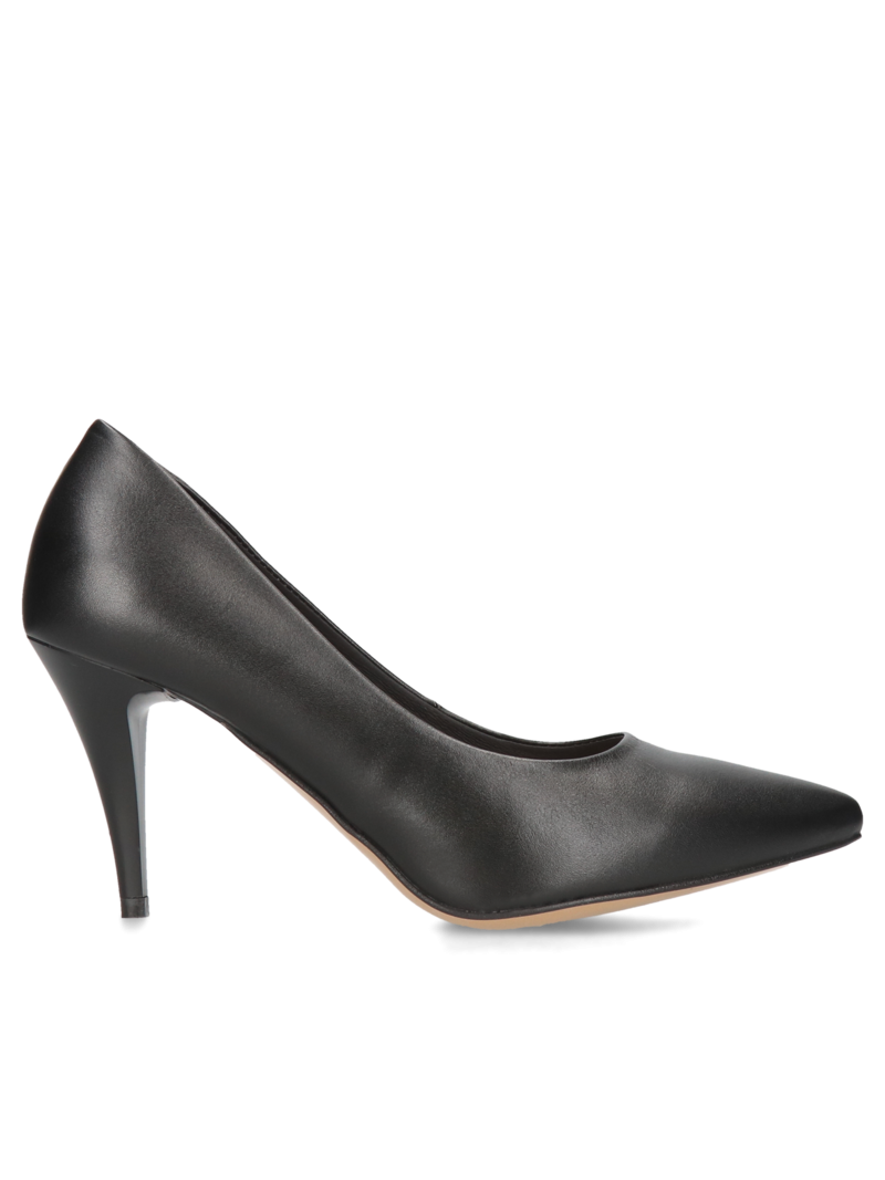 Black high heels Cariie, Conhpol Relax - Polish production, High heels, RE2600-04, Konopka Shoes