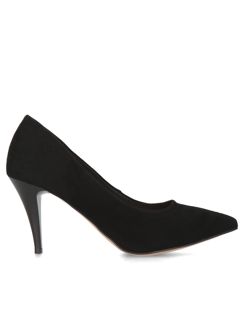 Black high heels Cariie, Conhpol Relax - Polish production, High heels, RE2600-05, Konopka Shoes