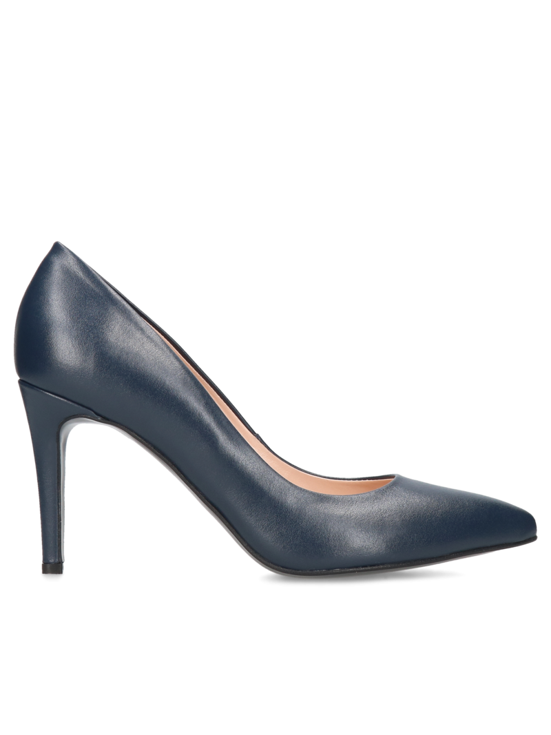Navy blue high heels Selina, Conhpol Bis, Konopka Shoes