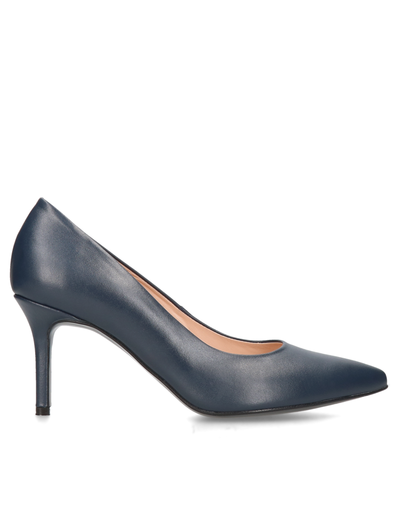 Navy blue high heels Penelope, Conhpol Bis, Konopka Shoes