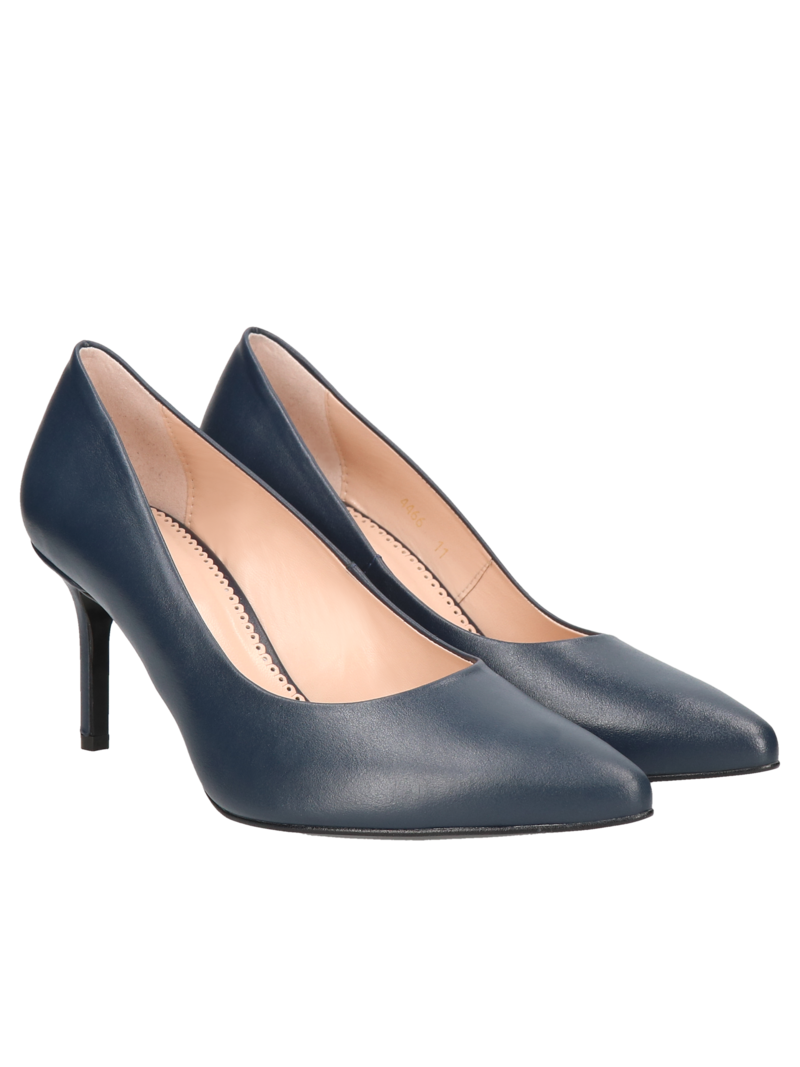 Navy blue high heels Penelope, Conhpol Bis, Konopka Shoes