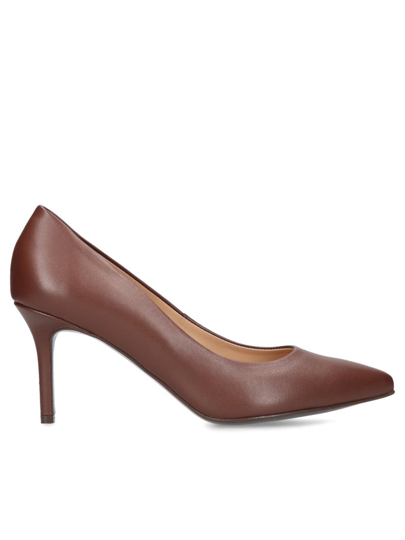 Brown high heels Penelope, Conhpol Bis, Konopka Shoes