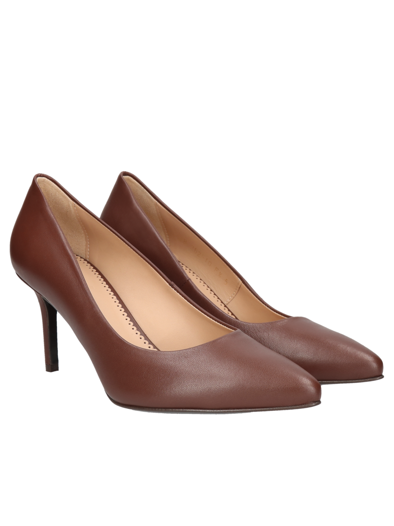 Brown high heels Penelope, Conhpol Bis, Konopka Shoes