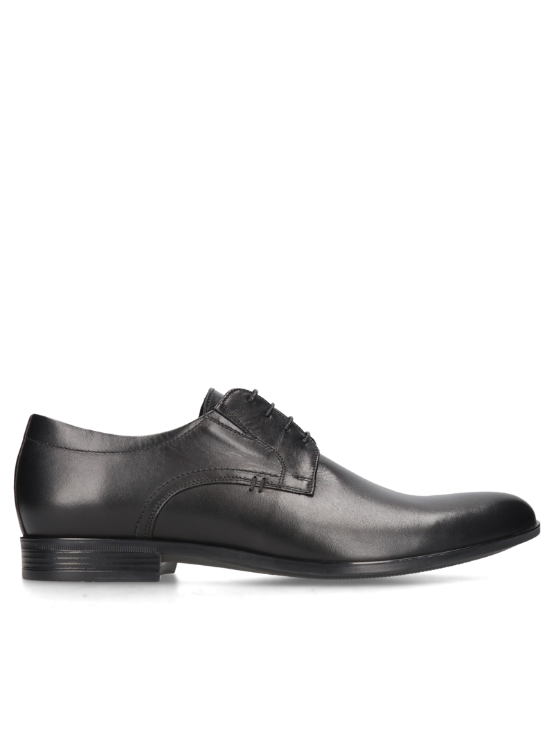Black shoes Richard, Conhpol - Polish production, Derby, CE6183-02, Konopka Shoes