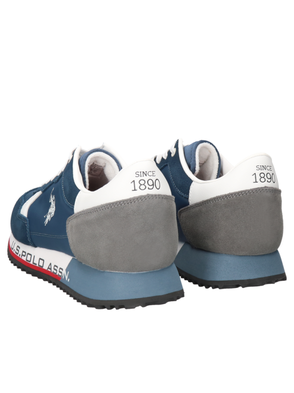 Blue sneakers Polo Assn., U.S. Assn., Sports and Sneakers, US0061-01, Konopka Shoes