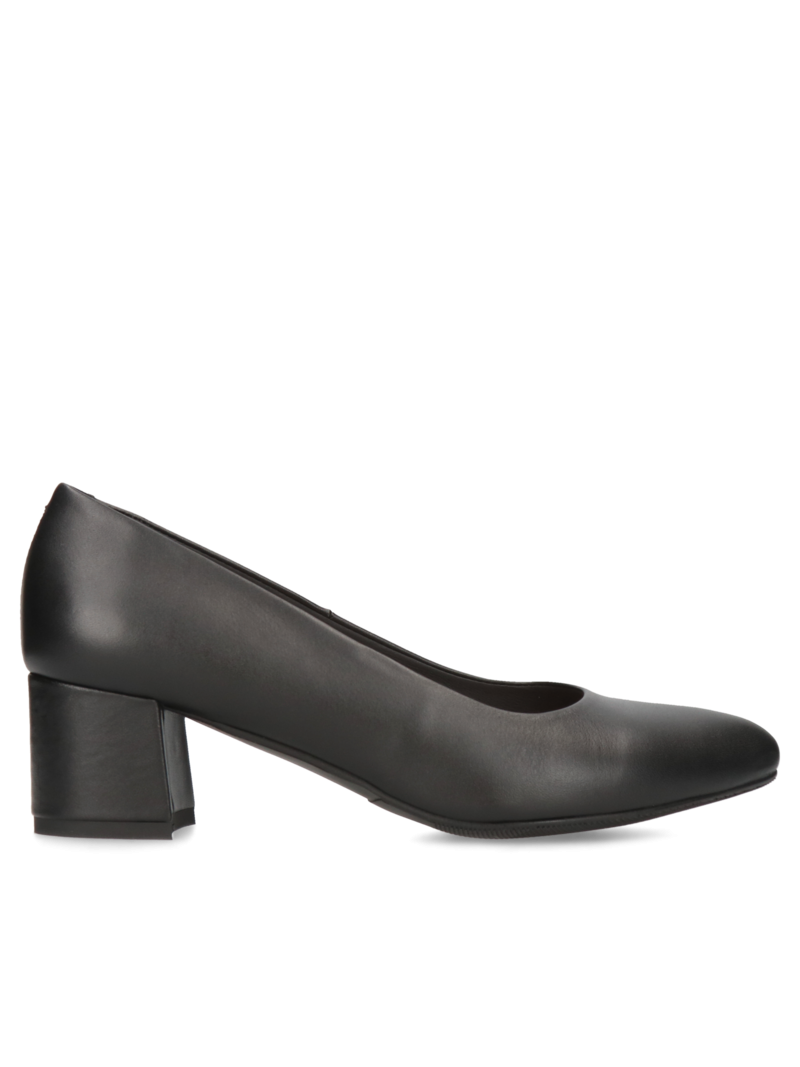 Black pumps Jackie, Conhpol Relax - Polish production, Pumps, RE2544-02, Konopka Shoes