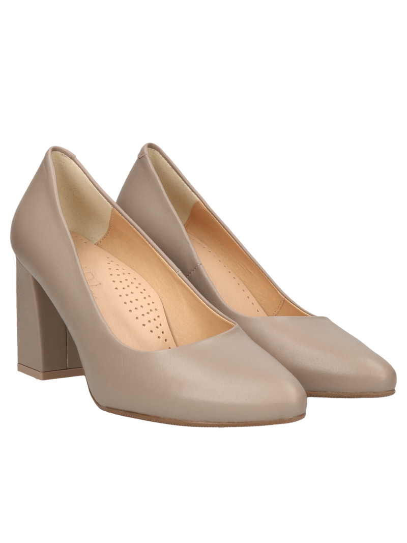 Beige pumps Lindsay, Conhpol Relax - Polish production, Pumps, RE2629-05, Konopka Shoes