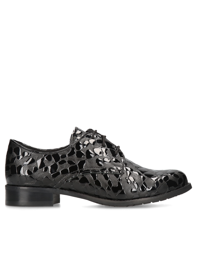 Black shoes Emma, Conhpol Relax - polish production, Shoes, RE2648-01, Konopka Shoes