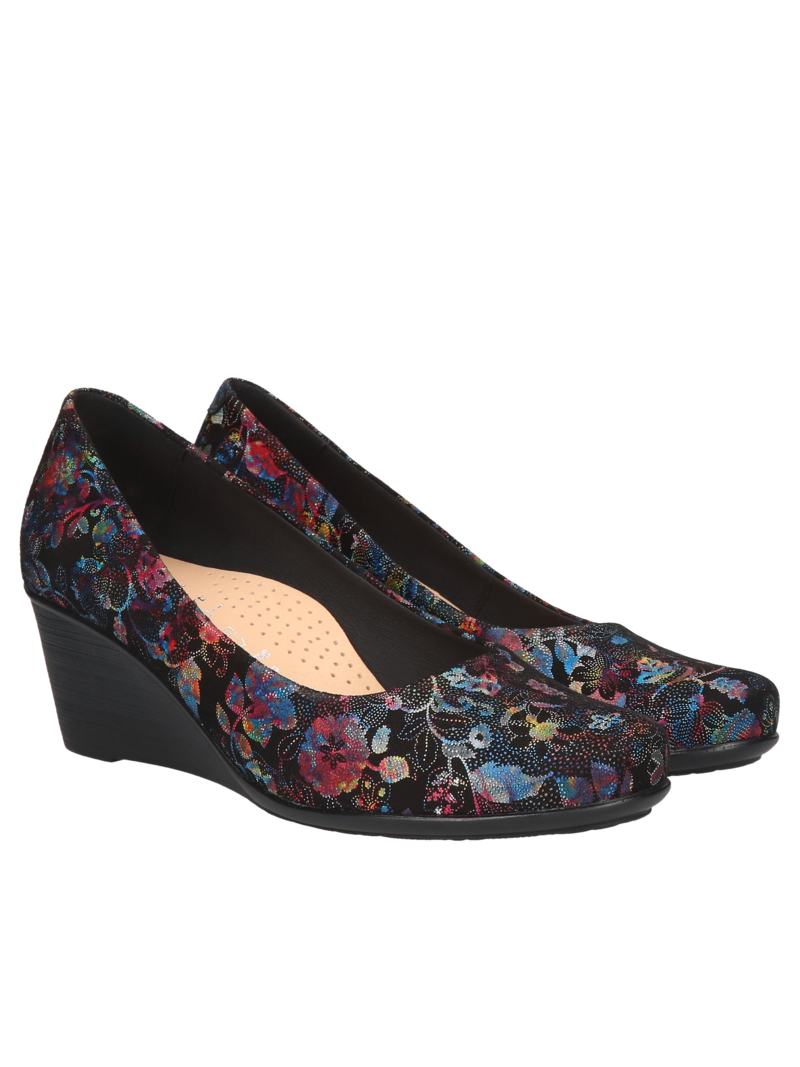 Colorful pumps Alice, Conhpol Relax - Polish production, Pumps, RE0166-12, Konopka Shoes