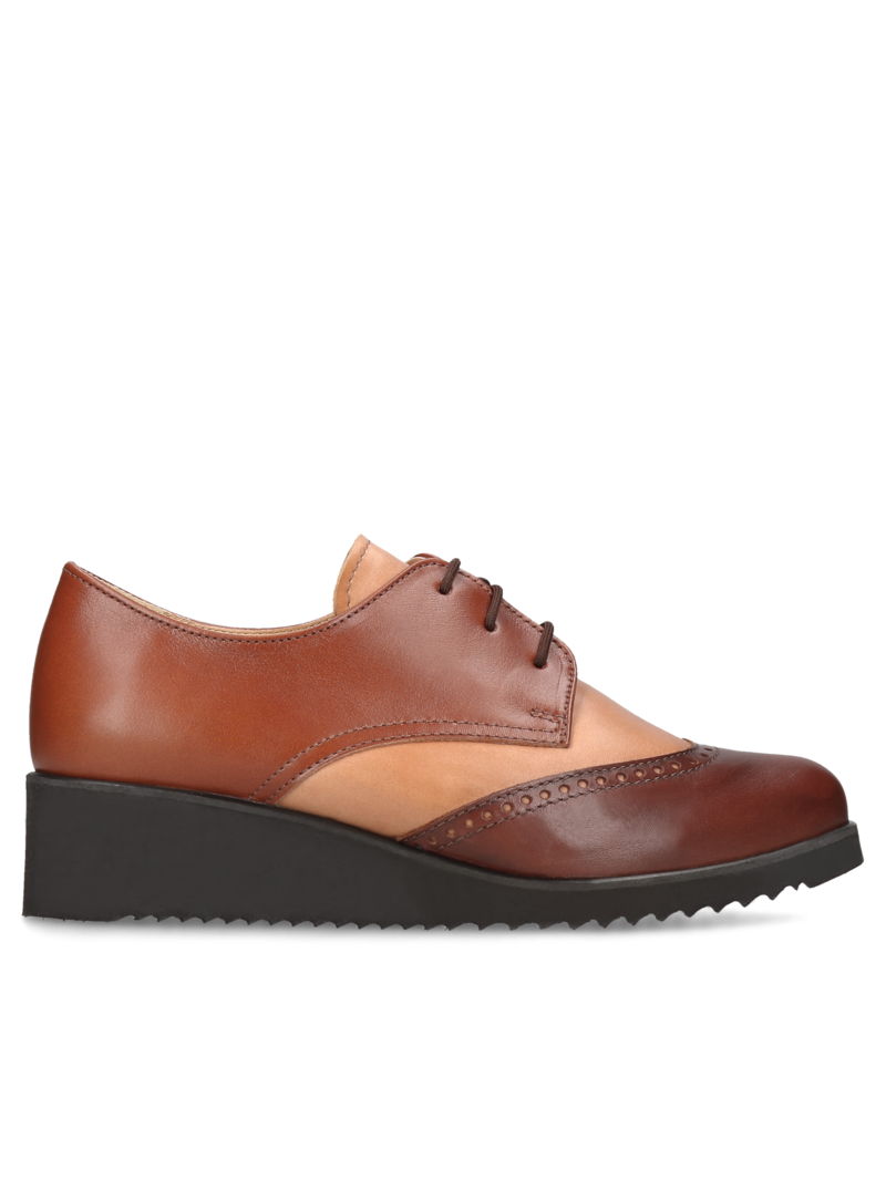 Brown shoes Emma, Conhpol Relax - Polish production, Shoes, RE2533-02, Konopka Shoes