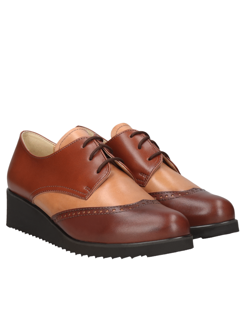Brown shoes Emma, Conhpol Relax - Polish production, Shoes, RE2533-02, Konopka Shoes