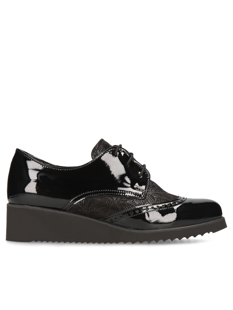 Black shoes Emma, Conhpol Relax - Polish production, Shoes, RE2533-03, Konopka Shoes