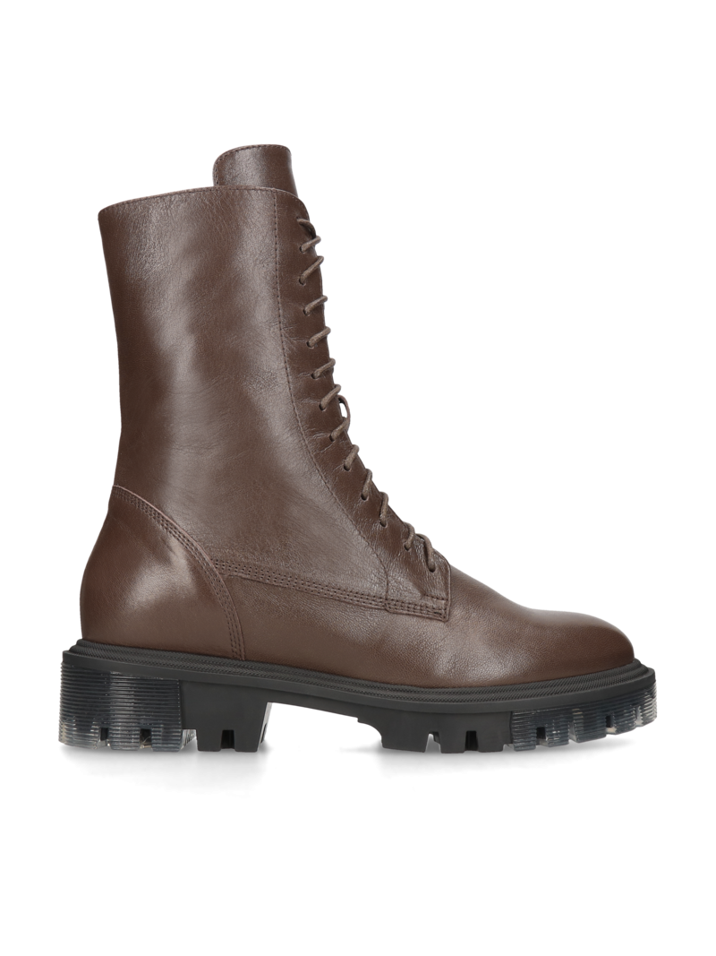 Brown boots Twiggy, Conhpol Bis - Polish production, Biker & worker boots, BI5701-02, Konopka Shoes