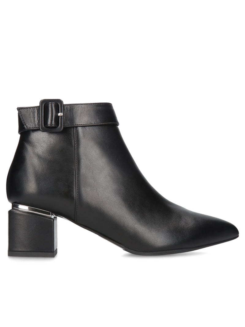 Black boots Klara, Conhpol Bis - polish production, Ankle boots, BI5703-01, Konopka Shoes