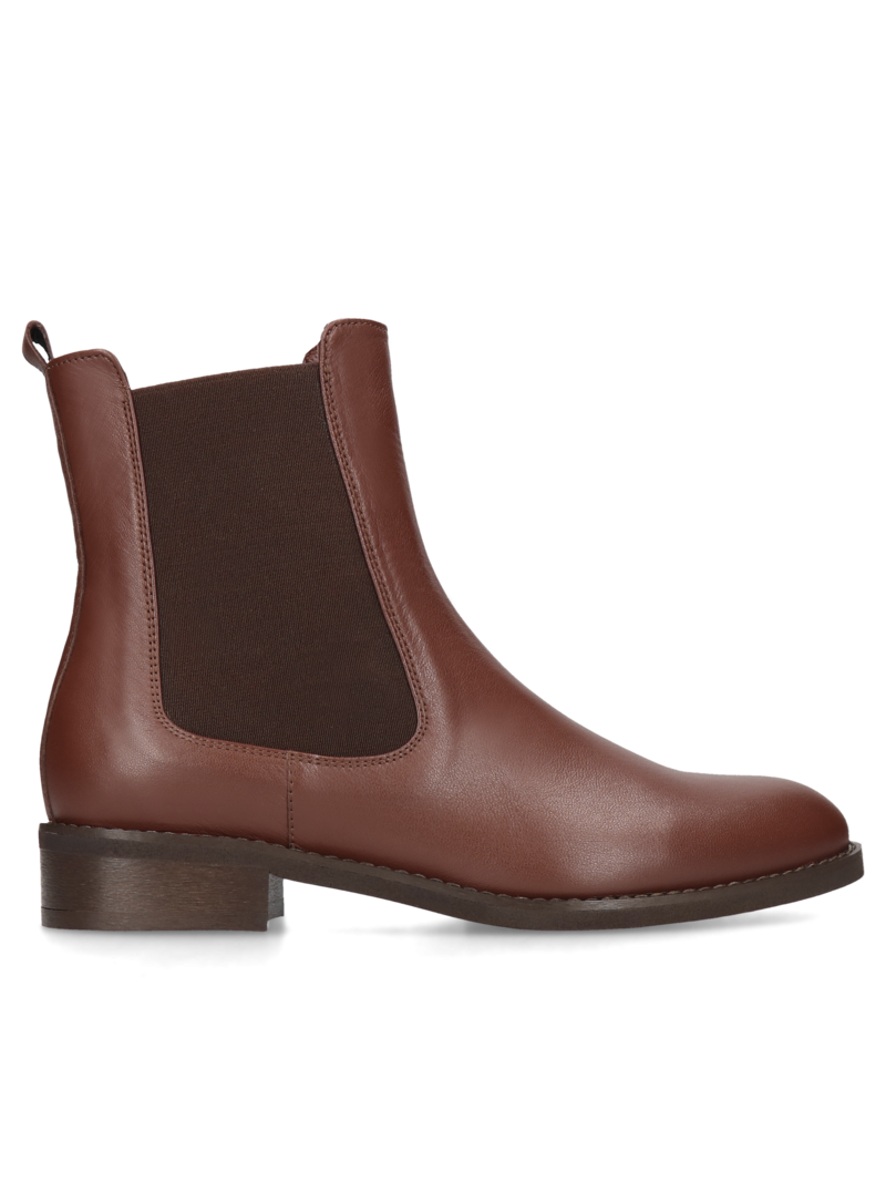 Brown chelsea boots Nina II, Conhpol Bis - Polish production, Chelsea boots, BI5705-02, Konopka Shoes