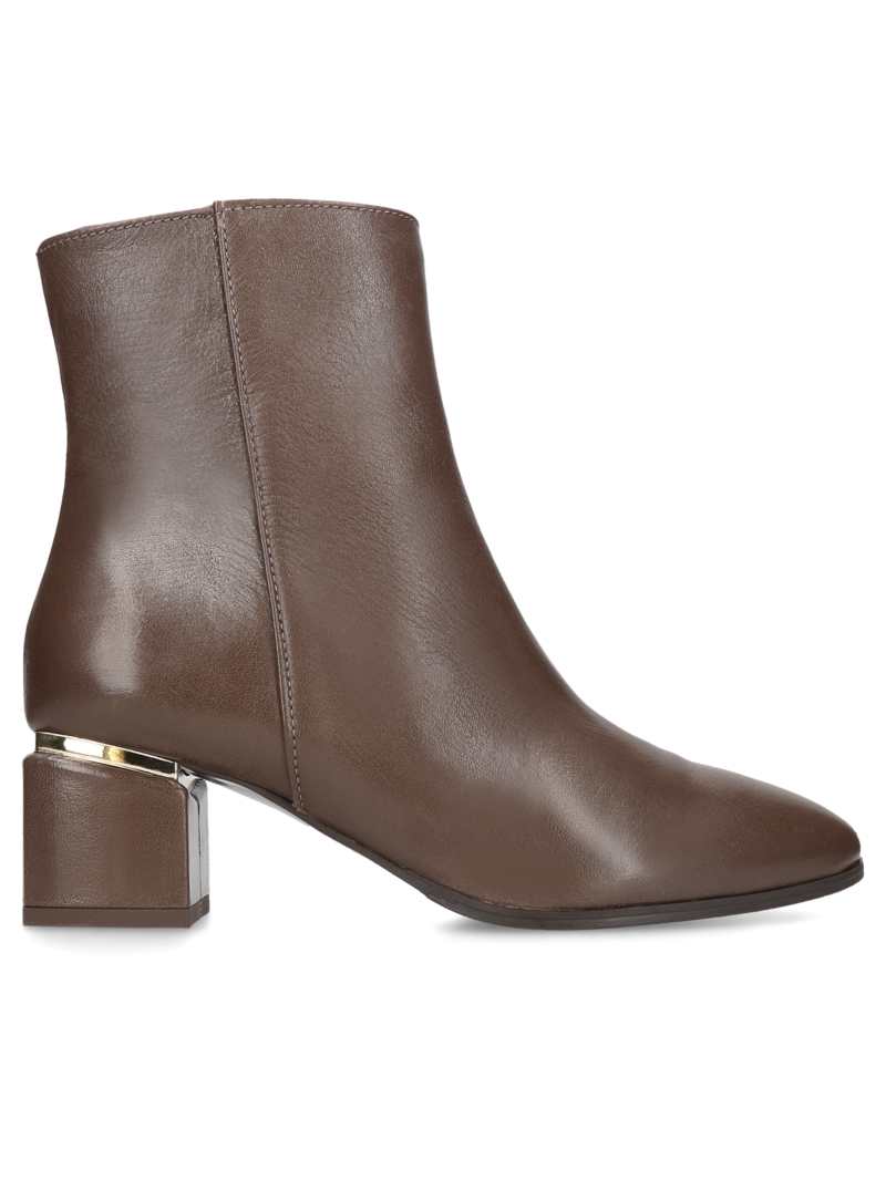 Brown boots Fia, Conhpol Bis - Polish production, Ankle boots, BI5707-02, Konopka Shoes