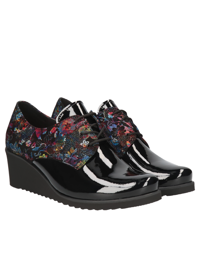 Black shoes Alice, Conhpol Relax - Polish production, Shoes, RE2654-01, Konopka Shoes