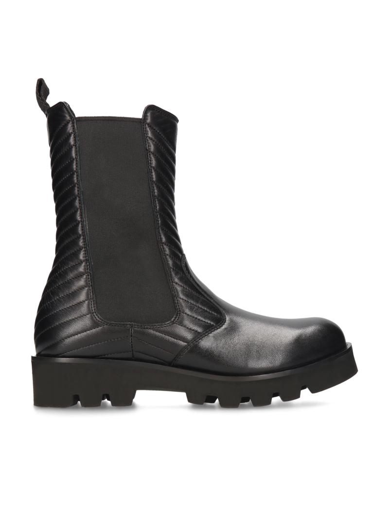 Black chelsea boots Basti, Conhpol Dynamic - Polish production, Chelsea boots, SK2630-01, Konopka Shoes