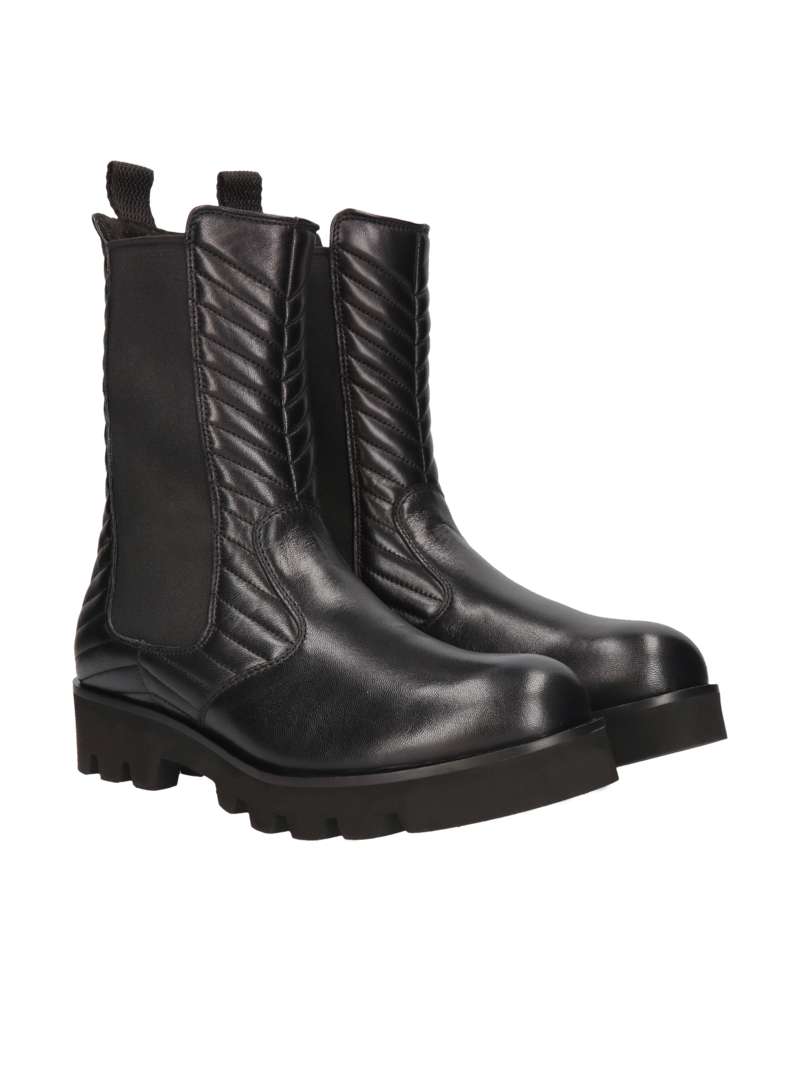 Black chelsea boots Basti, Conhpol Dynamic - Polish production, Chelsea boots, SK2630-01, Konopka Shoes