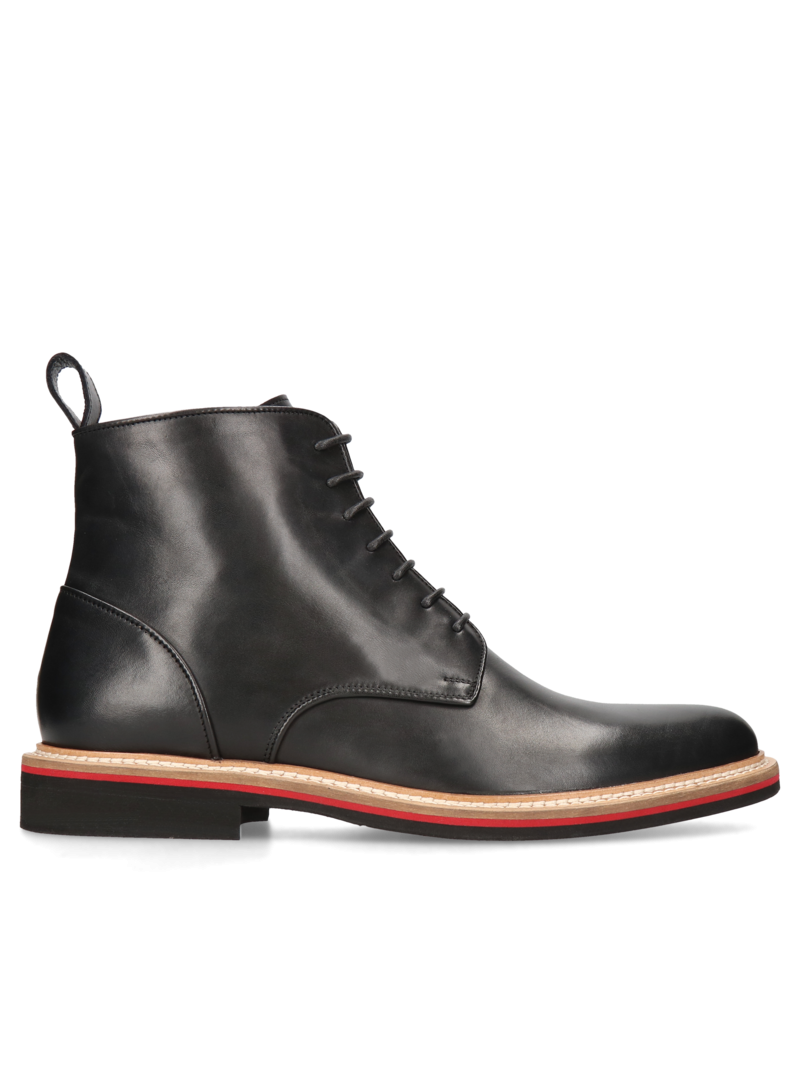 Black boots Nathan, Conhpol - Polska produkcja, Boots, CE6263-01, Konopka Shoes