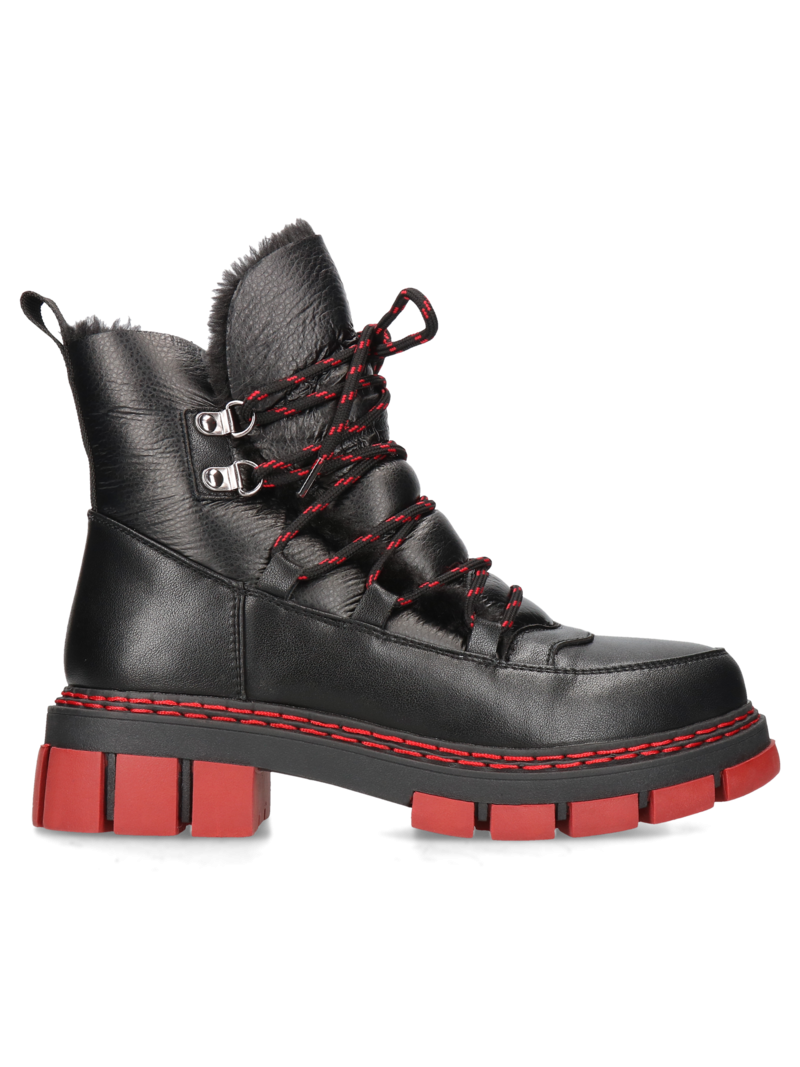 Black snow boots Diana, Artiker, Konopka Shoes
