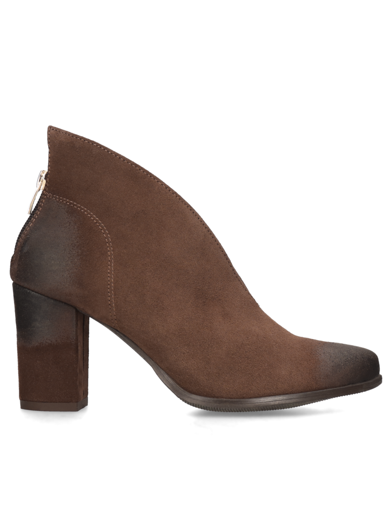 Brown boots Crystal, Ankle boots, DU0002-02, Konopka Shoes
