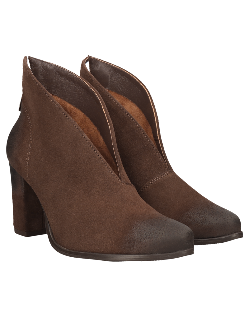 Brown boots Crystal, Ankle boots, DU0002-02, Konopka Shoes