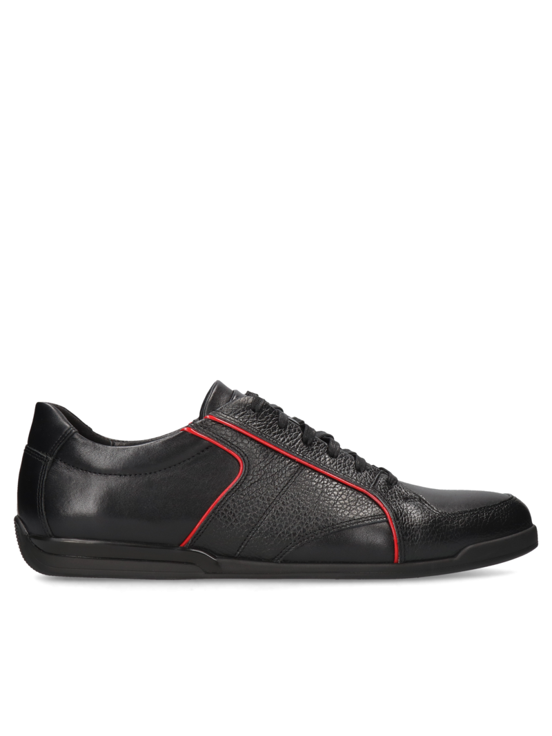 Black shoes Victor, Conhpol Dynamic - Polish production, Sneakers, SD2631-01, Konopka Shoes