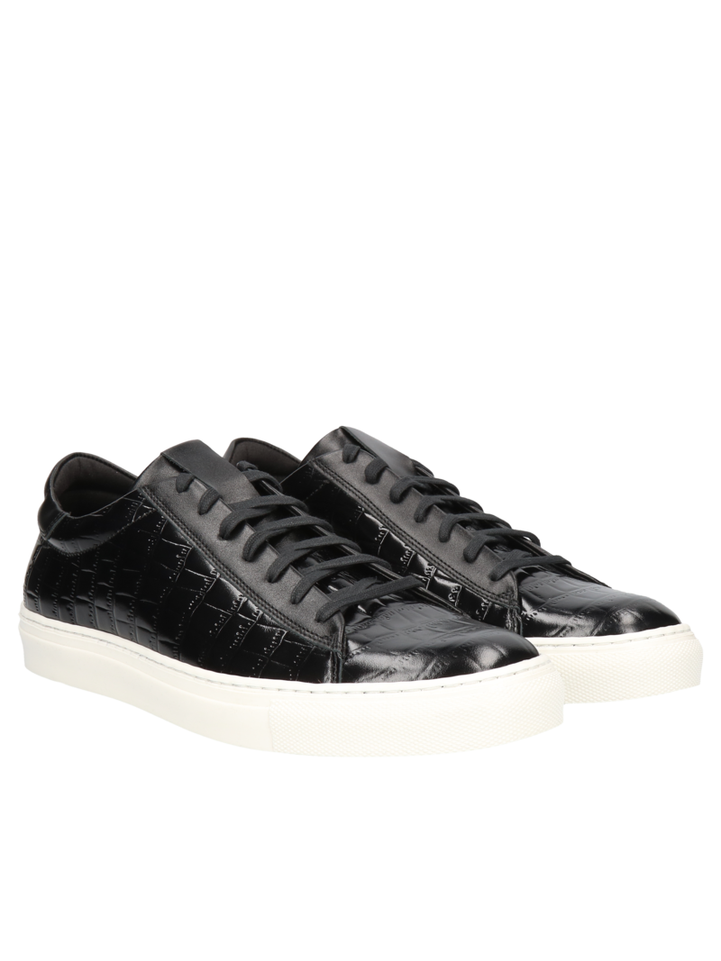 Black shoes Fotyn, Conhpol Dynamic - Polish production, Sneakers, SD2628-03, Konopka Shoes