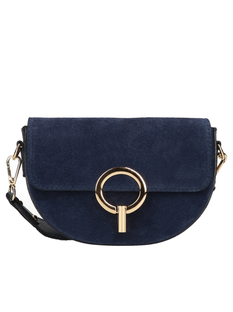 Navy blue shoulder bag Maya, LI0150-03, Konopka Shoes