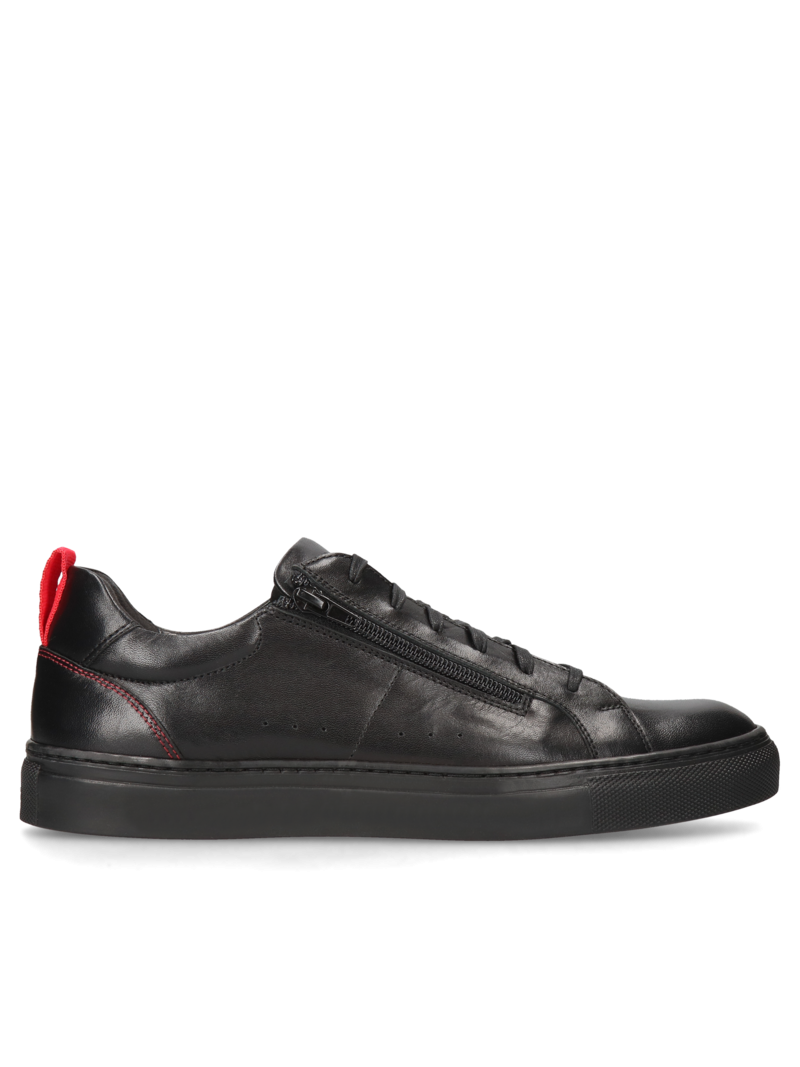 Black shoes Fotyn, Conhpol Dynamic - Polish production, Sneakers, SD2633-01, Konopka Shoes