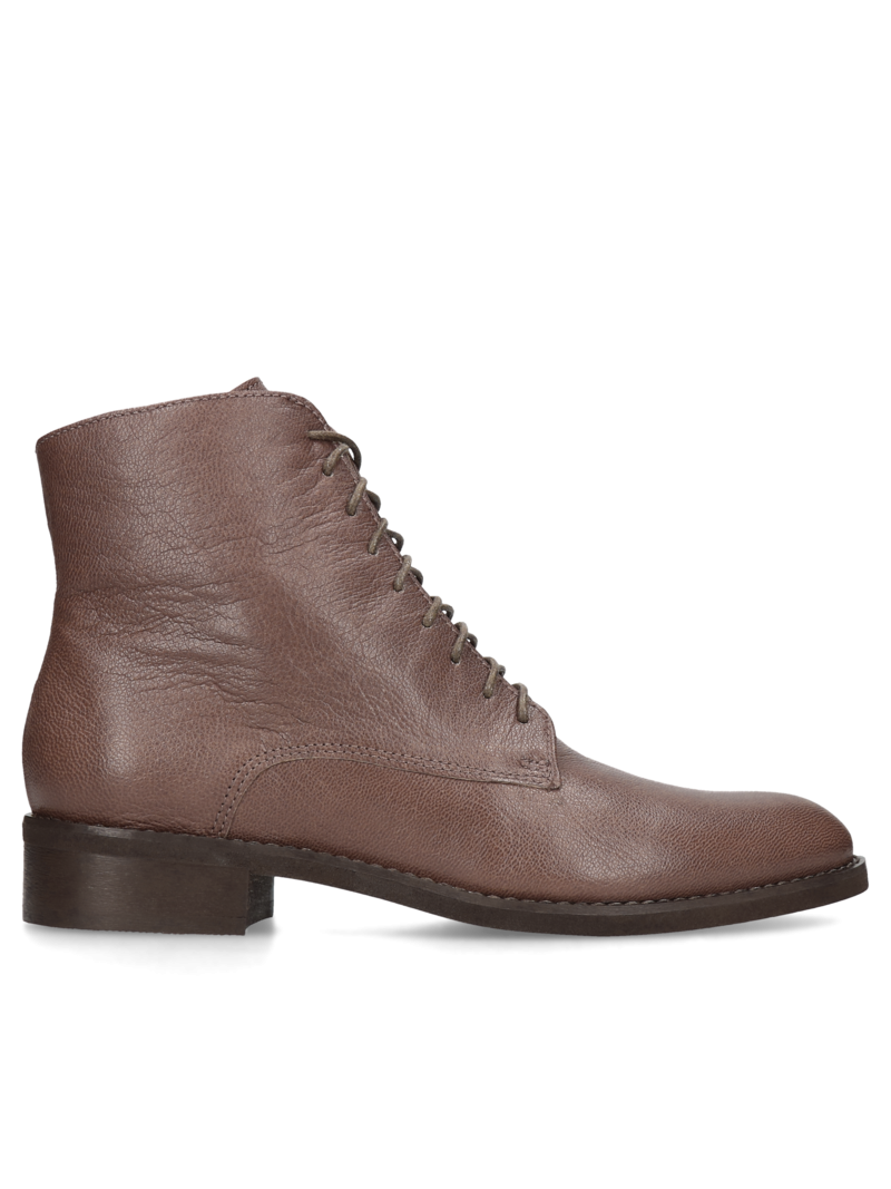 Brown boots Nina II, Conhpol Bis - Polish production, Ankle boots, BI5708-01, Konopka Shoes