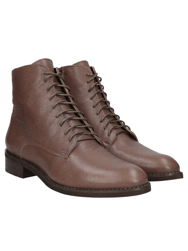Brown boots Nina II, Conhpol Bis - Polish production, Ankle boots, BI5708-01, Konopka Shoes